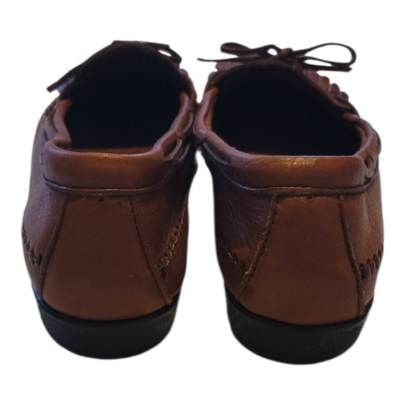 Dexter USA Leather Tassel Loafers Womens 10M Kiltie Moccasin Vintage Comfort - Picture 8 of 13